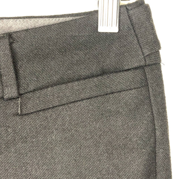 Banana Republic Pants Martin Fit Black Wool Blend Stretch Lined Timeless Sz 4P - Picture 5 of 12